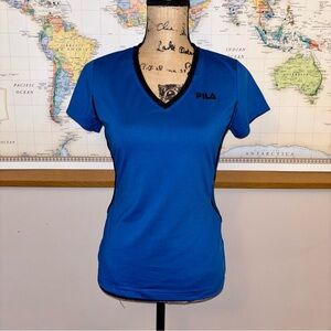FILA Blue Athletic Short Sleeve Tee